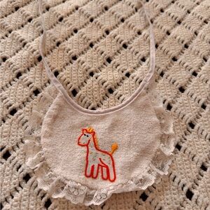 Cabbage Patch Kids CPK Bib with Giraffe by Coleco